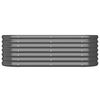 vidaXL Ζαρντινιέρα Υπερυψ. Ανθρακί 114x40x36 εκ. Γαλβανισμένος χάλυβας