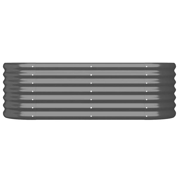 vidaXL Ζαρντινιέρα Υπερυψ. Ανθρακί 114x40x36 εκ. Γαλβανισμένος χάλυβας