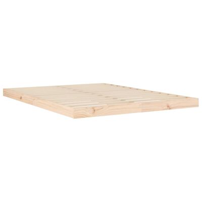 vidaXL Πλαίσιο Κρεβατιού 140 x 190 εκ. από Μασίφ Ξύλο Πεύκου