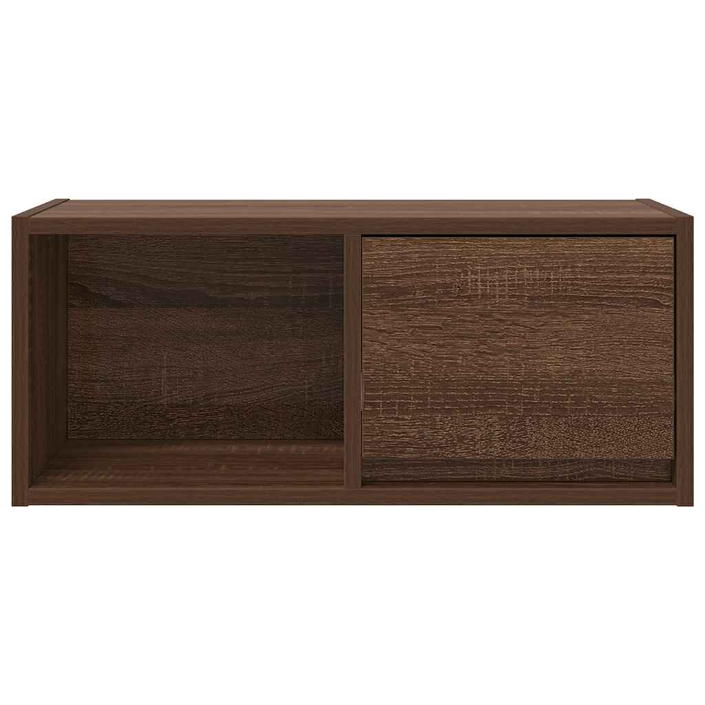 vidaXL Έπιπλο Τηλεόρασης καφέ δρυς 60x31x25,5 εκ. Επεξεργασμένο Ξύλο