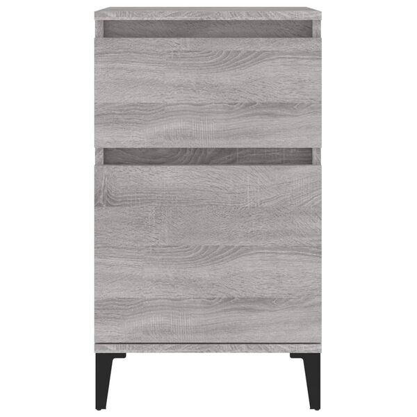 vidaXL Κομοδίνο Γκρι Sonoma 40x35x70 εκ.