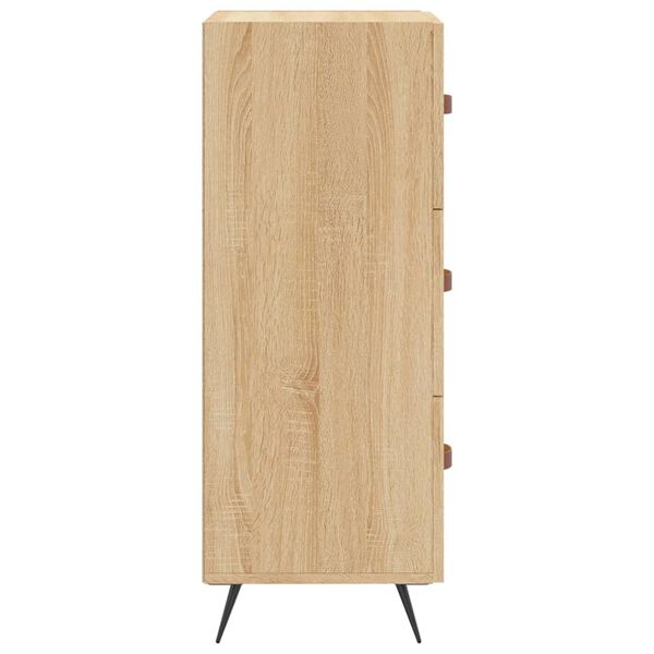 vidaXL Ντουλάπι Sonoma Δρυς 34,5x34x90 εκ. από Επεξεργασμένο Ξύλο