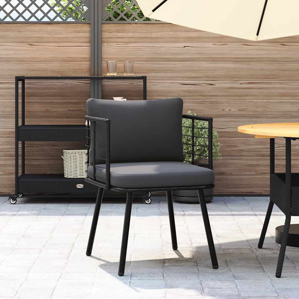vidaXL Παγκάκι Κήπου Φυσικό 114x64x78 εκ. Πολυ Ρατάν