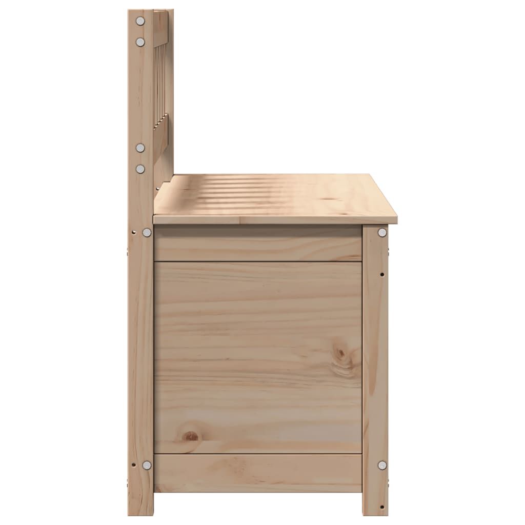 vidaXL Πάγκος 110 x 41 x 76,5 εκ. από Μασίφ Ξύλο Πεύκου