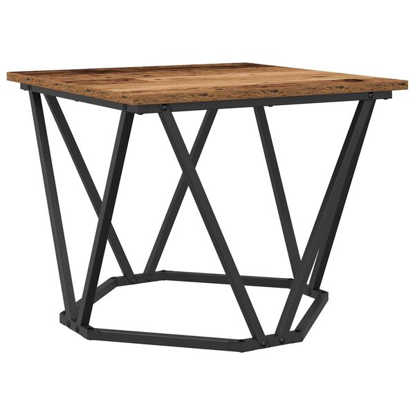 vidaXL Τραπεζάκι σαλονιού 3 pcs Παλαιό ξύλο 50 x 50 x 40 cm