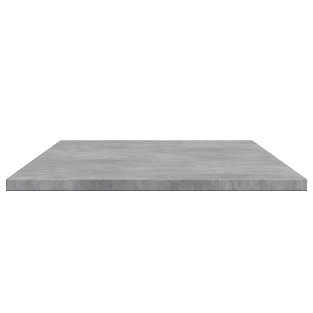 vidaXL Ράφια Βιβλιοθήκης 4 τεμ Γκρι Σκυροδ. 100x40x1,5 εκ. Επεξ. Ξύλο