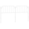 vidaXL Κεφαλάρι Λευκό 200 εκ. Μεταλλικό