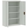 vidaXL Ντουλάπα Γραφείου 90 x 40 x 140 εκ. Γκρι Ατσάλινη