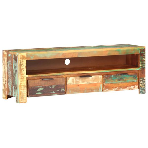 ντουλάπι τηλεόρασης vidaXL 119x30x41 cm Στερεό ανακυκλωμένο ξύλο