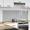 vidaXL Πίσω Πάνελ Κουζίνας 2 pcs Ανοιχτό γκρι 70 x 50 cm
