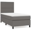 vidaXL &Kappa;&rho;&epsilon;&beta;ά&tau;&iota; Boxspring &mu;&epsilon; &Sigma;&tau;&rho;ώ&mu;&alpha; &Gamma;&kappa;&rho;&iota; 90x190 &epsilon;&kappa;. &alpha;&pi;ό &Sigma;&upsilon;&nu;&theta;&epsilon;&tau;&iota;&kappa;ό &Delta;έ&rho;&mu;&alpha;