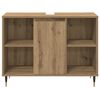 vidaXL Σετ Επίπλων Μπάνιου με ράφι 3 pcs Artisan Oak 30 x 30 x 180 cm