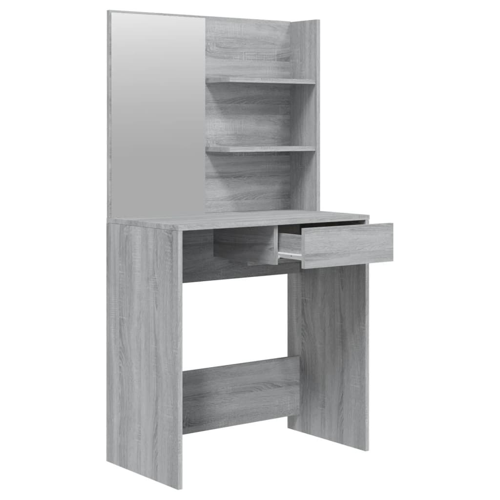 vidaXL Μπουντουάρ Σετ Γκρι Sonoma 74,5 x 40 x 141 εκ.