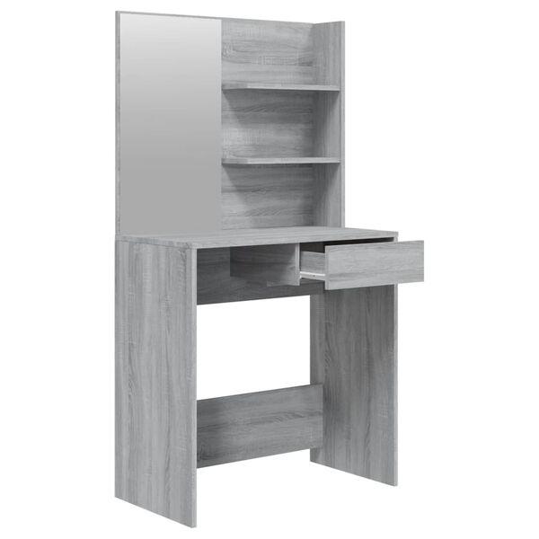 vidaXL Μπουντουάρ Σετ Γκρι Sonoma 74,5 x 40 x 141 εκ.
