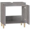 vidaXL Ντουλάπι Νιπτήρα Grey Sonoma 58 x 33 x 60 εκ. Επεξεργ. Ξύλο