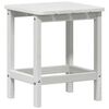 vidaXL Έπιπλα Χαλάρωσης Κήπου 3 pcs Λευκό 38 x 38 x 46cm Πολυαιθυλένιο