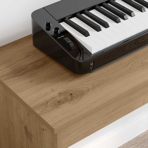 vidaXL &Beta;ά&sigma;&eta; &Pi;&lambda;&eta;&kappa;&tau;&rho;&omicron;&lambda;&omicron;&gamma;ί&omicron;&upsilon; Artisan Oak 120 x 32 x 64 &epsilon;&kappa;