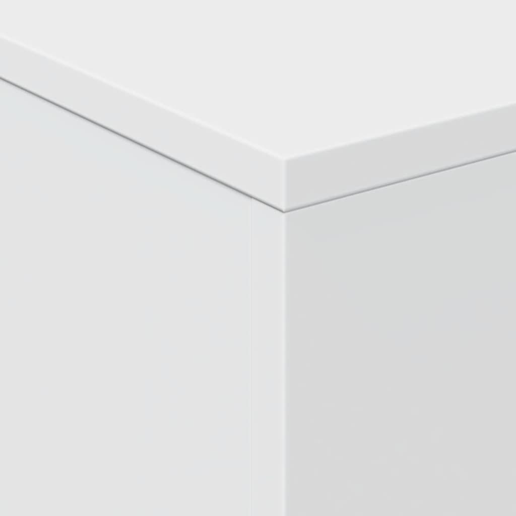vidaXL Τραπεζάκι Σαλονιού με LED Λευκό 50 x 50 x 40 εκ.