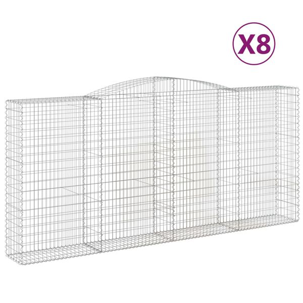 vidaXL &Sigma;&upsilon;&rho;&mu;&alpha;&tau;&omicron;&kappa;&iota;&beta;ώ&tau;&iota;&alpha; &Tau;&omicron;&xi;&omega;&tau;ά 8 &tau;&epsilon;&mu;. 400x50x180/200 &epsilon;&kappa;. &Gamma;&alpha;&lambda;&beta;&alpha;&nu;. &Alpha;&tau;&sigma;ά&lambda;&iota;