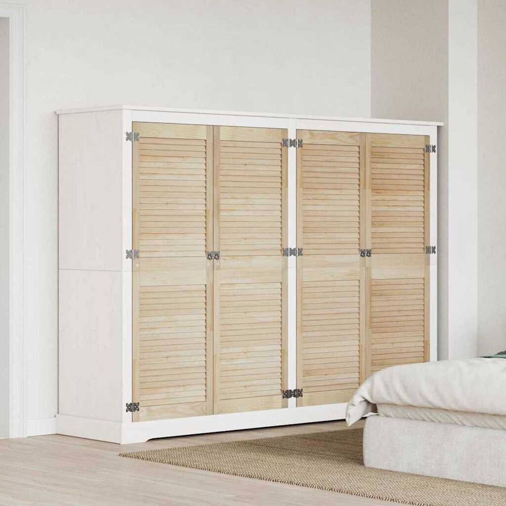 vidaXL Πόρτες Ντουλάπας με πόρτα 4 pcs Καφέ 140.5 x 49.5 x 2.1 εκ