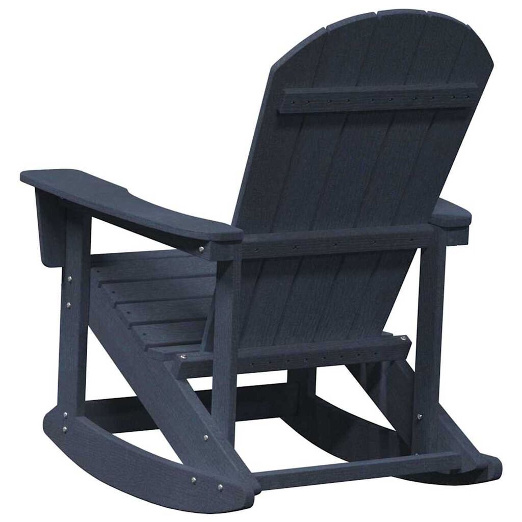 vidaXL Καρέκλες Ροκάντας Adirondack 2 pcs Ναυτικό μπλε HDPE