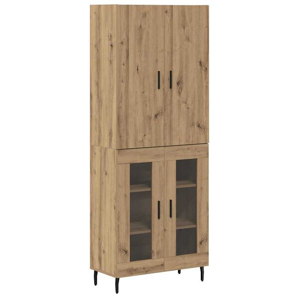 vidaXL Highboard 2 pcs &Pi;&alpha;&lambda;&iota;ό &Xi;ύ&lambda;&omicron; &Sigma;ύ&nu;&theta;&epsilon;&tau;&omicron; &Xi;ύ&lambda;&omicron; &kappa;&alpha;&iota; &Gamma;&upsilon;&alpha;&lambda;ί