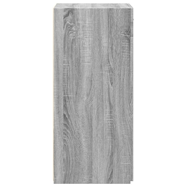 vidaXL Ραφιέρα Γκρι Sonoma 50x42,5x93 εκ. από Επεξεργασμένο Ξύλο
