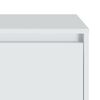 vidaXL Κομοδίνο Λευκό 45 x 34 x 44,5 εκ. από Μοριοσανίδα