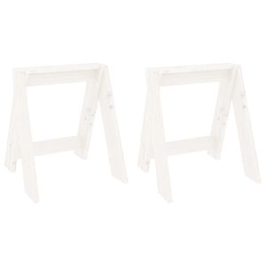vidaXL &Sigma;&kappa;&alpha;&mu;&pi;ό 2 &Tau;&epsilon;&mu;. &Lambda;&epsilon;&upsilon;&kappa;ή 40x40x45 &epsilon;&kappa;. &alpha;&pi;ό &Mu;&alpha;&sigma;ί&phi; &Xi;ύ&lambda;&omicron; &Pi;&epsilon;ύ&kappa;&omicron;&upsilon;