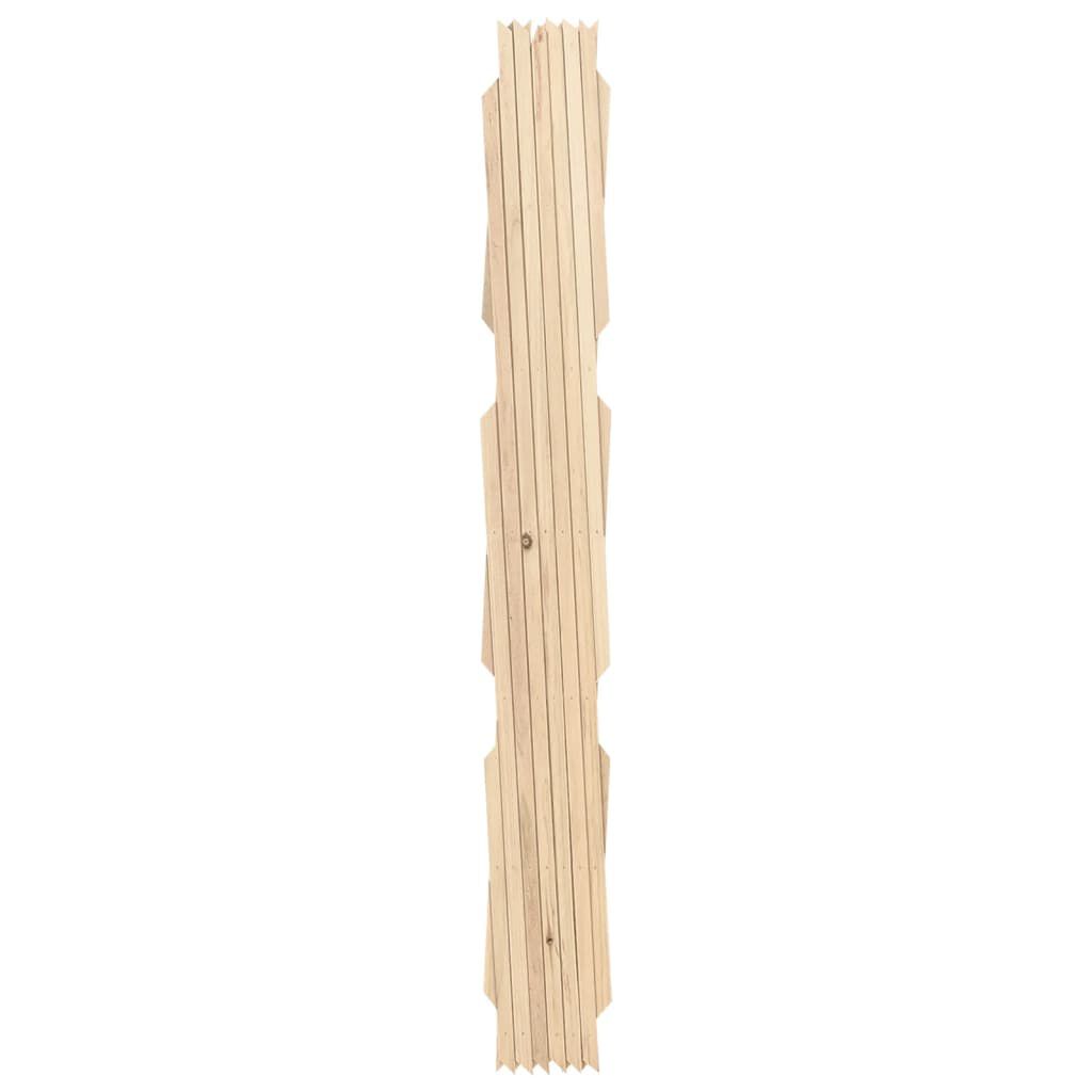 vidaXL Καφασωτό Φράχτης 5 τεμ. 180 x 80 εκ. από Μασίφ Ξύλο Ελάτης