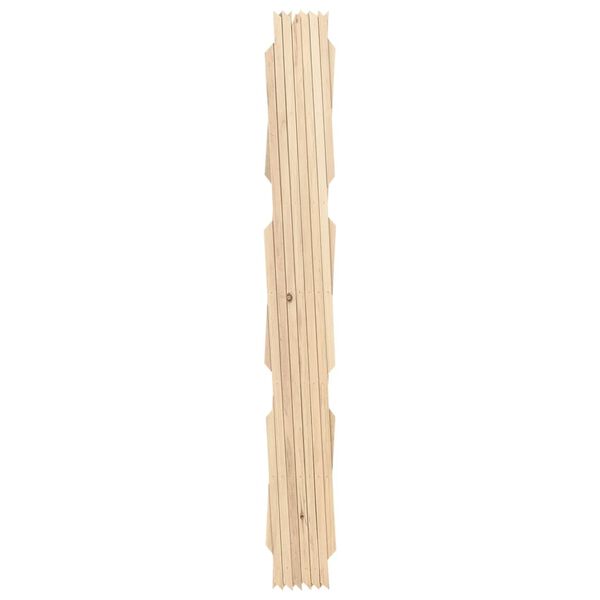 vidaXL Καφασωτό Φράχτης 5 τεμ. 180 x 80 εκ. από Μασίφ Ξύλο Ελάτης