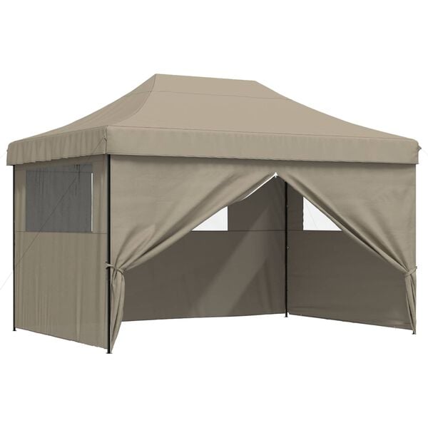 vidaXL &Sigma;&kappa;&eta;&nu;ή &Pi;ά&rho;&tau;&upsilon; Taupe 279 x 410 x 315 &epsilon;&kappa;. Ύ&phi;&alpha;&sigma;&mu;&alpha; Ό&xi;&phi;&omicron;&rho;&nu;&tau;