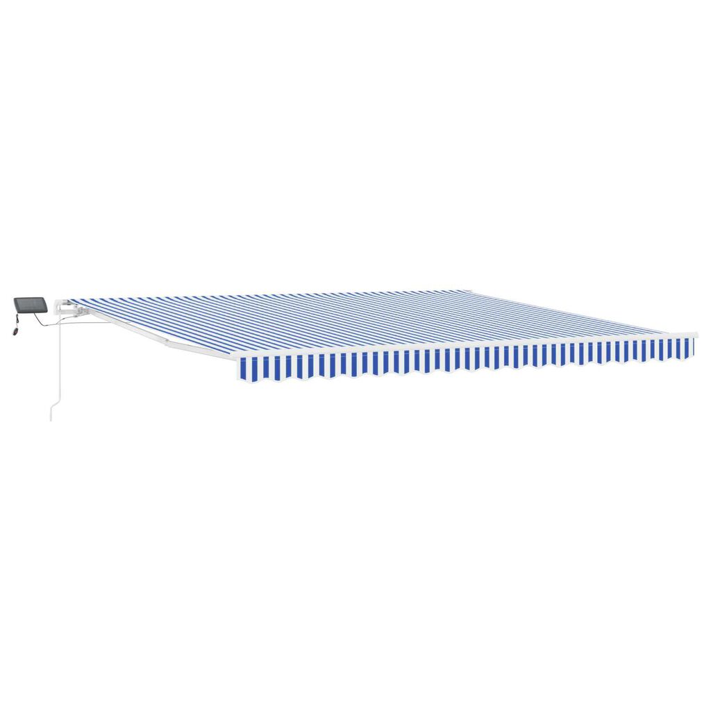 vidaXL Σκηνίτσα Αναδιπλούμενη with Μπλε και λευκό 5 x 3 m