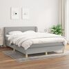 vidaXL &Kappa;&rho;&epsilon;&beta;ά&tau;&iota; Boxspring &mu;&epsilon; &Sigma;&tau;&rho;ώ&mu;&alpha; &Alpha;&nu;&omicron;&iota;&chi;&tau;ό &Gamma;&kappa;&rho;&iota; 140x190 &epsilon;&kappa;. &Upsilon;&phi;&alpha;&sigma;&mu;ά&tau;&iota;&nu;&omicron;