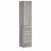 vidaXL &Mu;&pi;&omicron;&upsilon;&phi;έ&sigmaf; Sonoma &Gamma;&kappa;&rho;&iota; 34,5 x 34 x 180 &epsilon;&kappa;. &alpha;&pi;ό &Epsilon;&pi;&epsilon;&xi;&epsilon;&rho;&gamma;&alpha;&sigma;&mu;έ&nu;&omicron; &Xi;ύ&lambda;&omicron;