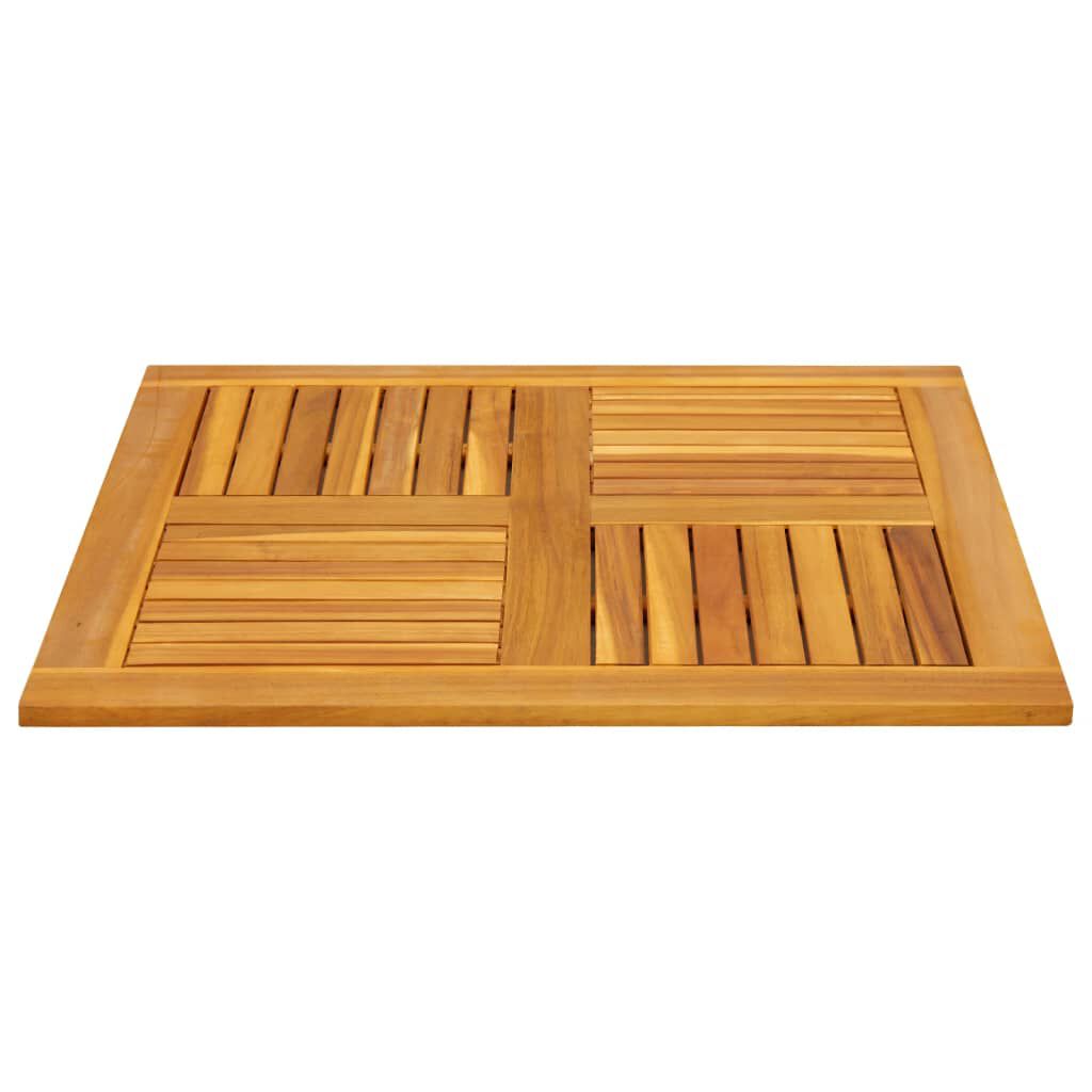 vidaXL Επιφάνεια Τραπεζιού Τετράγωνη 80x80x2,2 εκ. Μασίφ Ξύλο Ακακίας