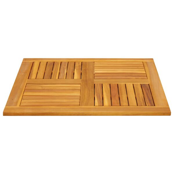 vidaXL Επιφάνεια Τραπεζιού Τετράγωνη 80x80x2,2 εκ. Μασίφ Ξύλο Ακακίας