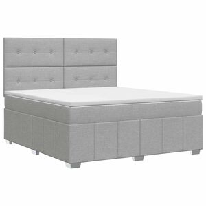 vidaXL &Kappa;&rho;&epsilon;&beta;ά&tau;&iota; box spring &mu;&epsilon; &sigma;&tau;&rho;ώ&mu;&alpha; &Alpha;&nu;&omicron;&iota;&chi;&tau;ό &gamma;&kappa;&rho;&iota; 160 x 200 cm Ύ&phi;&alpha;&sigma;&mu;&alpha;