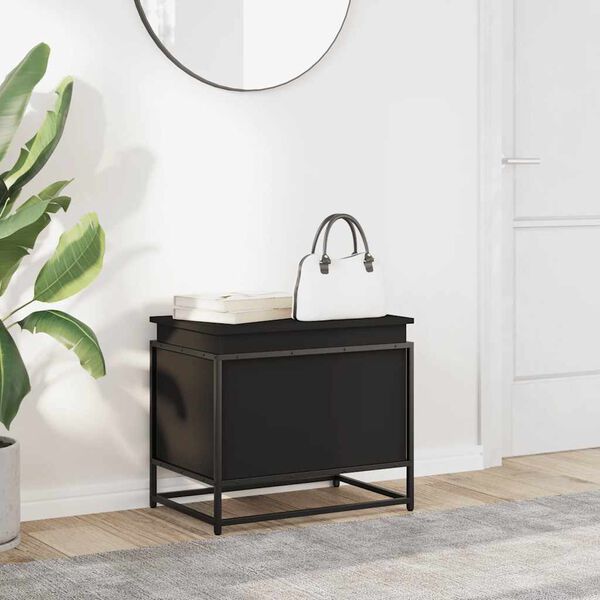 vidaXL &Kappa;&omicron;&upsilon;&tau;ί &Alpha;&pi;&omicron;&theta;ή&kappa;&epsilon;&upsilon;&sigma;&eta;&sigmaf; &mu;&epsilon; &Kappa;&alpha;&pi;ά&kappa;&iota; &Mu;&alpha;ύ&rho;&omicron; 60x40x51,5 &epsilon;&kappa;. &Epsilon;&pi;&epsilon;&xi;. &Xi;ύ&lambda;&omicron;