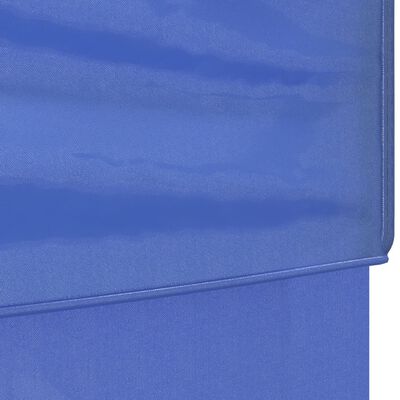 vidaXL Τέντα Εκδηλώσεων Πτυσσόμενη με Πλαϊνά Τοιχώματα Μπλε 3 x 6 μ.