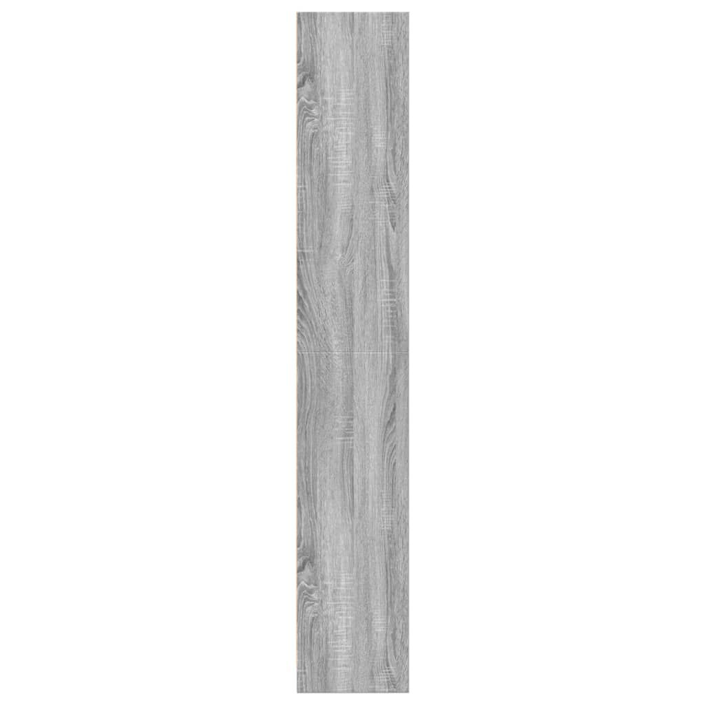 vidaXL Βιβλιοθήκη Γκρι Sonoma 57x28,5x174 εκ. από Επεξεργασμένο Ξύλο