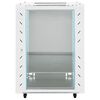 vidaXL Καμπίνα Δικτύου με Περιστ. Πόδια 15U 19" IP20 60x45x86 εκ.