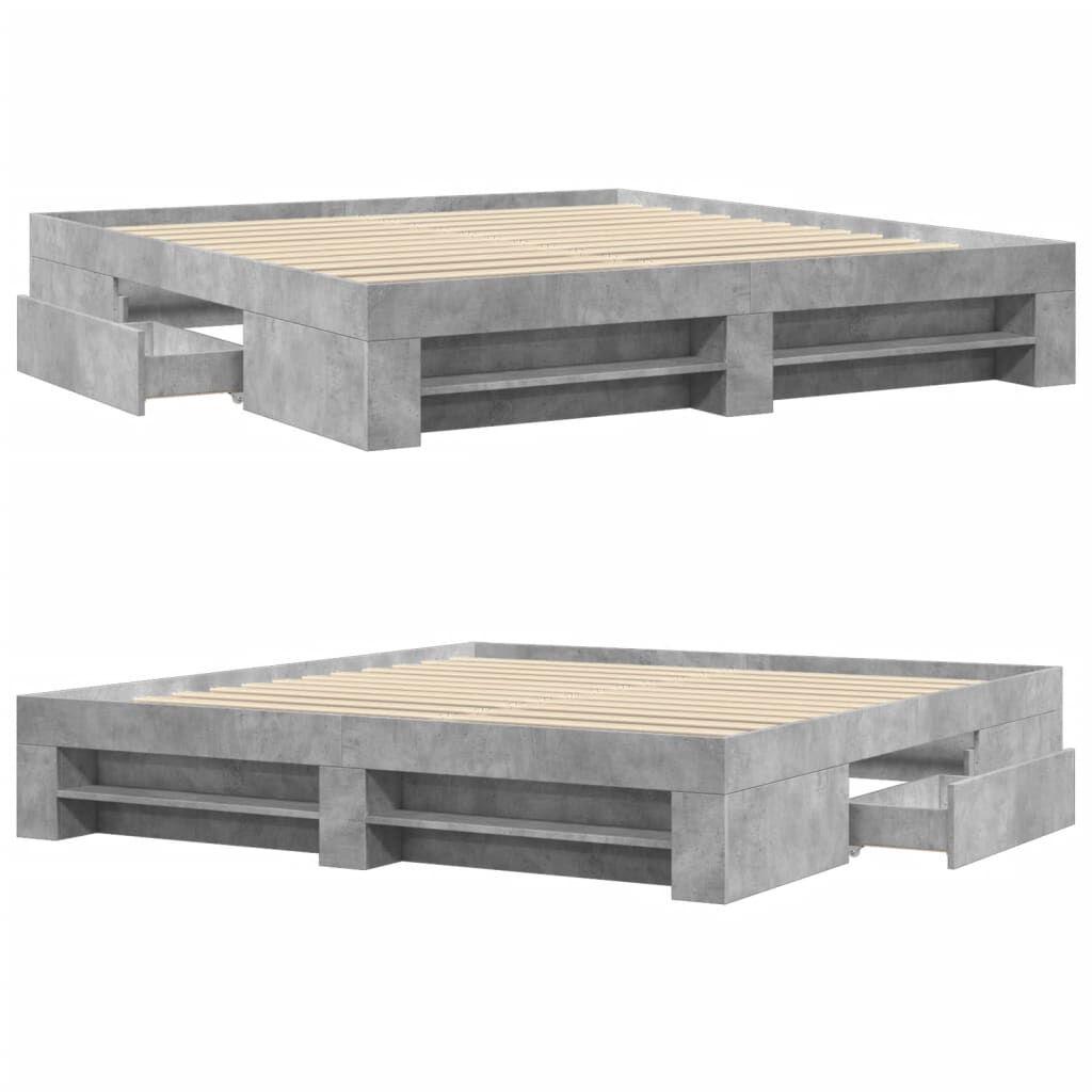 vidaXL Πλαίσιο κρεβατιού χωρίς στρώμα 180x200 εκ. Επεξεργασμένο Ξύλο