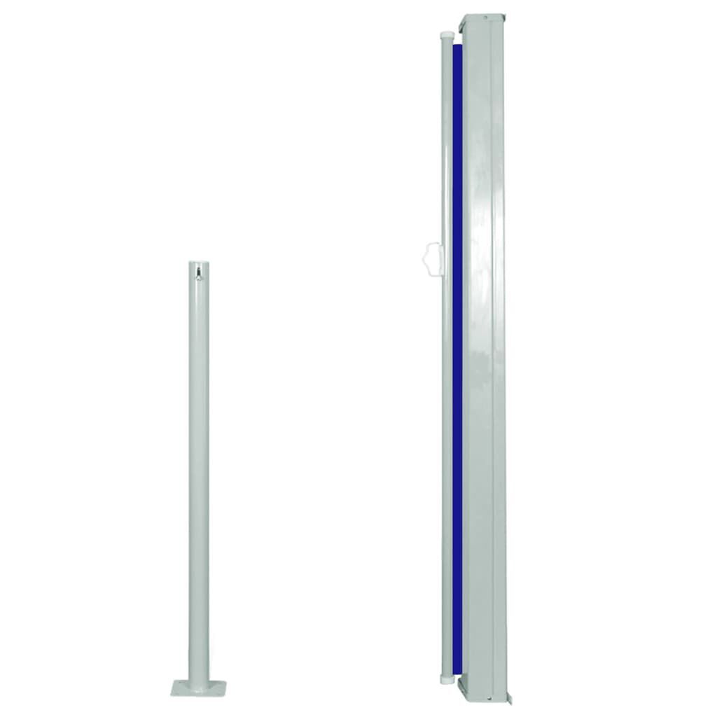 vidaXL Σκίαστρο Πλαϊνό Συρόμενο Μπλε 120 x 300 εκ.