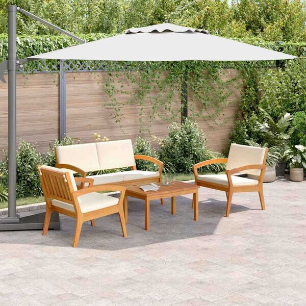 vidaXL Σετ μπιστρό 4 pcs Καφέ 75 x 45 x 38 εκ. Μασίφ ξύλο ακακίας