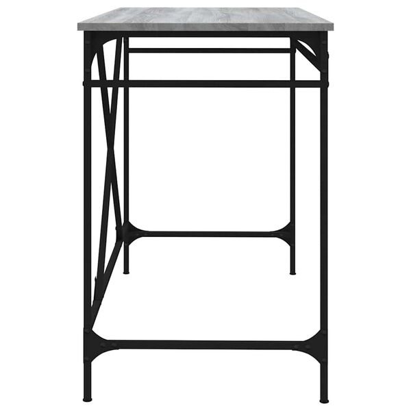 vidaXL Γραφείο Γκρι Sonoma 100 x 50 x 75 εκ. από Επεξεργασμένο Ξύλο
