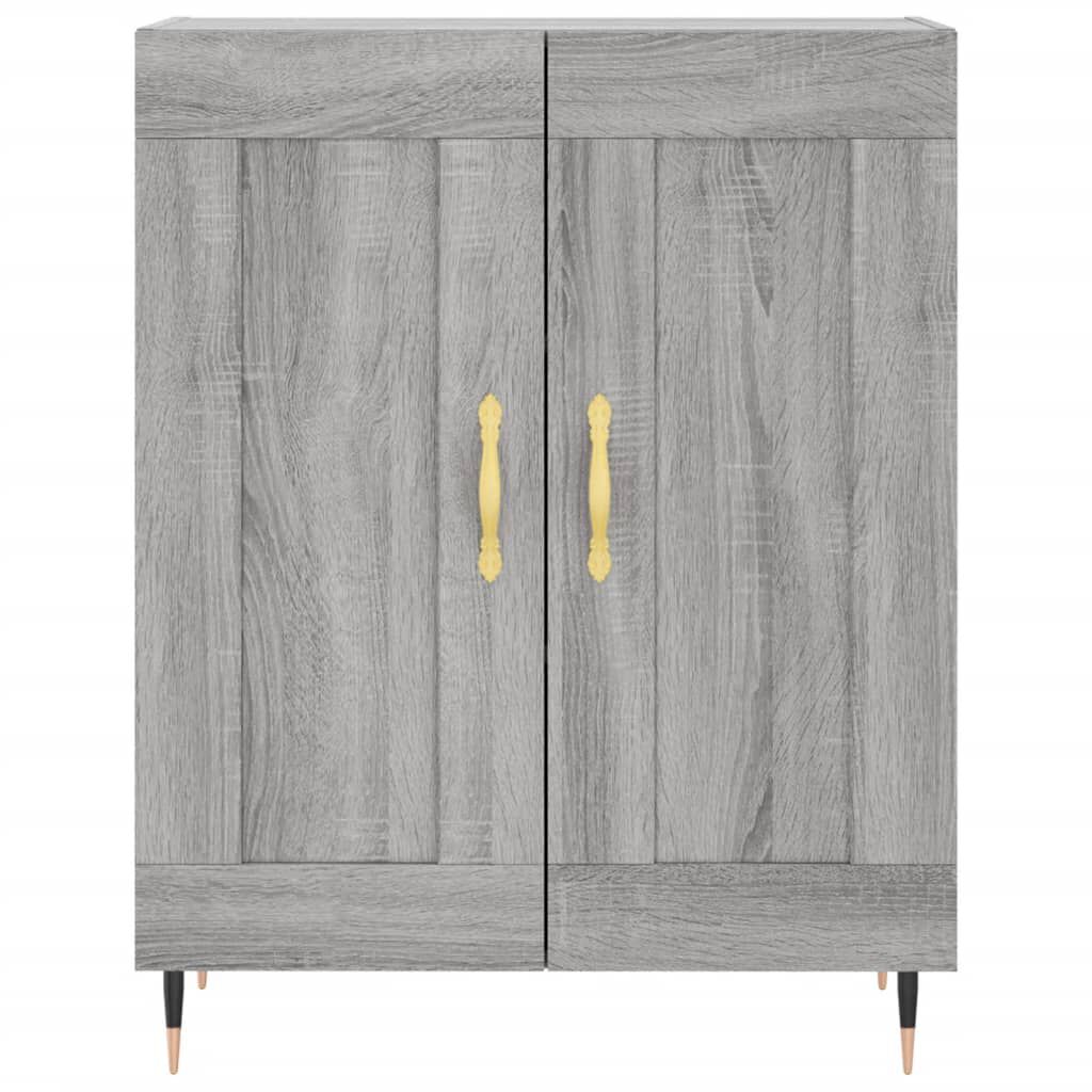 vidaXL Ντουλάπι Γκρι Sonoma 69,5 x 34 x 90 εκ. από Επεξεργασμένο Ξύλο