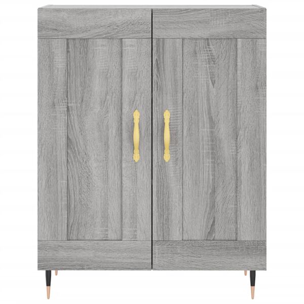 vidaXL Ντουλάπι Γκρι Sonoma 69,5 x 34 x 90 εκ. από Επεξεργασμένο Ξύλο