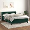 vidaXL &Kappa;&rho;&epsilon;&beta;ά&tau;&iota; Boxspring &mu;&epsilon; &Sigma;&tau;&rho;ώ&mu;&alpha; &Sigma;&kappa;&omicron;ύ&rho;&omicron; &Pi;&rho;ά&sigma;&iota;&nu;&omicron; 140x190&epsilon;&kappa;. &Beta;&epsilon;&lambda;&omicron;ύ&delta;&iota;&nu;&omicron;