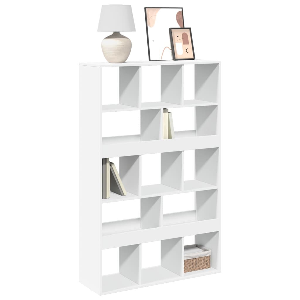 vidaXL Βιβλιοθήκη Λευκή 100x33x156,5 εκ. από Επεξεργασμένο Ξύλο